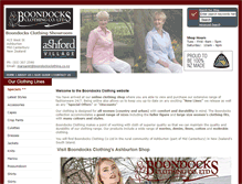 Tablet Screenshot of boondocksclothing.co.nz